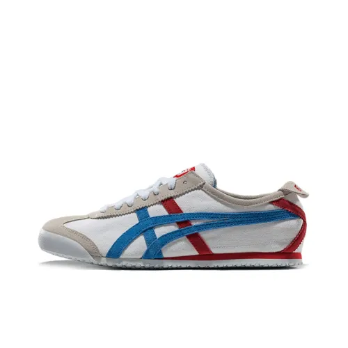 Onitsuka Tiger MEXICO 66 VIN Амортизация Низкий Топ Повседневная Обувь Унисекс Белый Синий