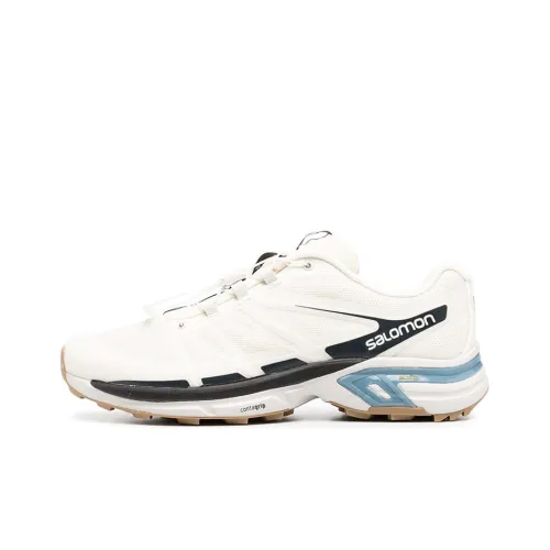 SALOMON XT Wings 2 Амортизация Устойчивость к истиранию Поддержка Низкие Кроссовки для бега по пересеченной местности Мужские Белый Черный Синий