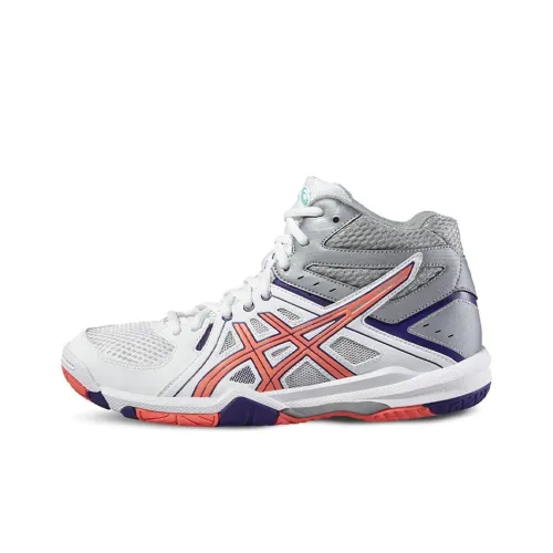 Asics Гель Task MT Износостойкий MID Топ Беговые кроссовки Женские Серый Оранжевый