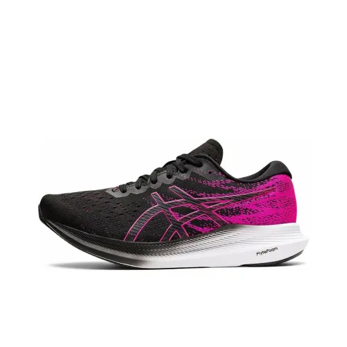 Asics Evoride 3 Устойчивые к истиранию Низкие Беговые кроссовки Женские Черные Фиолетовые