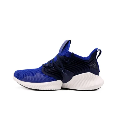 Adidas Alphabounce Instinct Slip-Resistant и Breathable Low-Top Повседневные Беговые Кроссовки Мужские Синий Черный