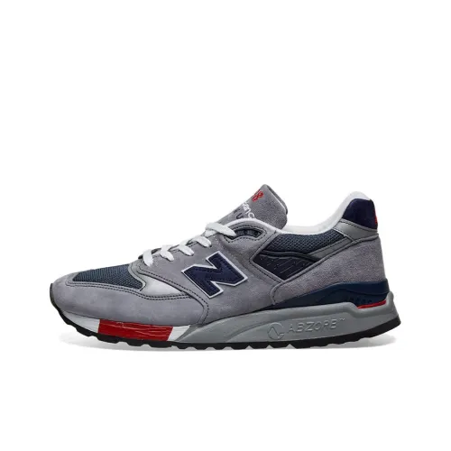 New Balance NB 998 Low Топ Беговые кроссовки Мужской Серый