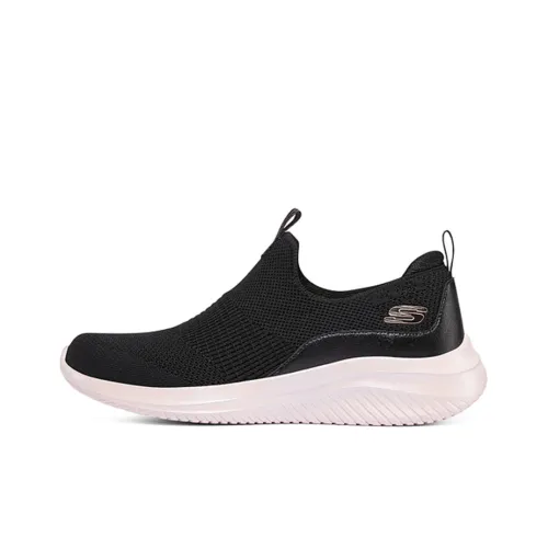 Skechers Ultra Flex 3,0 Low Топ Повседневная обувь Женская Черный Розовый
