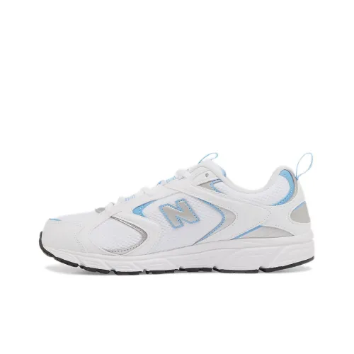 New Balance 408 Low Топ Повседневные Беговые Кроссовки Унисекс Белый Синий