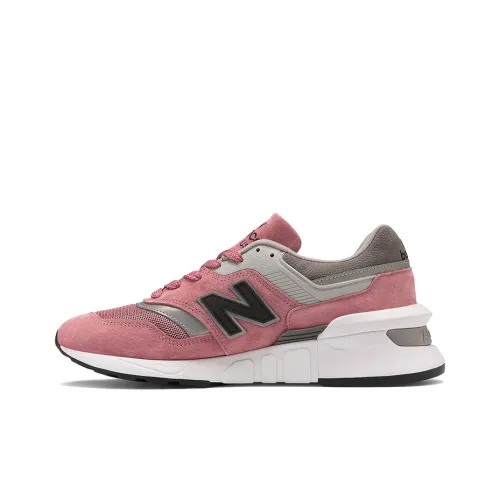 New Balance NB 997S Low Top Марафон Беговые кроссовки Мужские Вишневый цветок Розовый Сделано в США