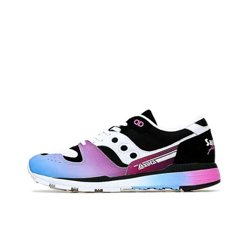 Acribik x Saucony Azura Дышащие Низкие Кроссовки для Бега Унисекс Многоцветные Пэчворк Стандарт M