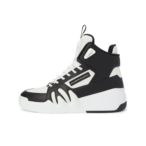 Giuseppe Zanotti GZ Talon Fero High Топ Скейтборд Кроссовки Женские Черный Белый