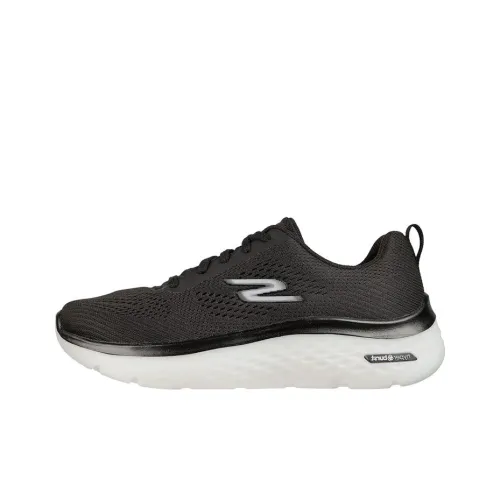 Skechers Go Walk Hyper Burst Low Топ Беговые кроссовки Женские Черный белый