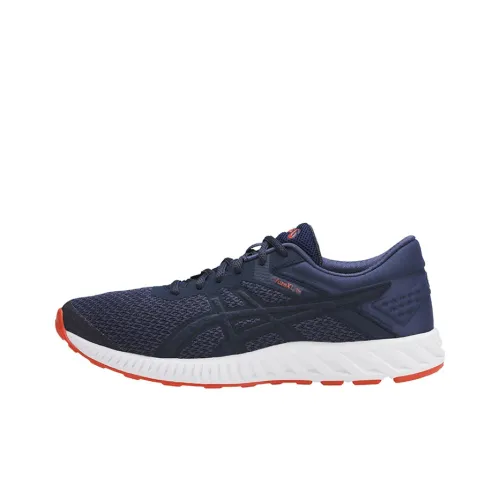 Asics Fuzex Lyte 2 Low Топ Беговые кроссовки Мужской Морской синий