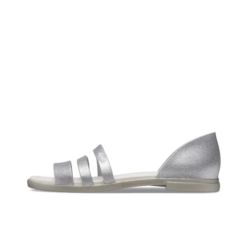 Crocs Tulum One Ремешок Сандалии Женские Серебряные