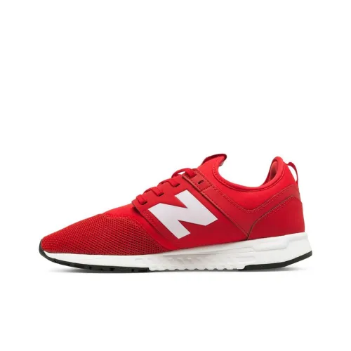 New Balance NB 247 Low Топ Повседневные Беговые Кроссовки Мужские Красные Белые