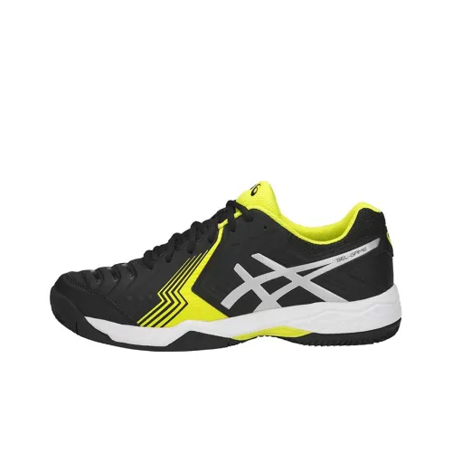 Asics Gel Game 6 Low Топ Беговые кроссовки Мужские Черные Желтые