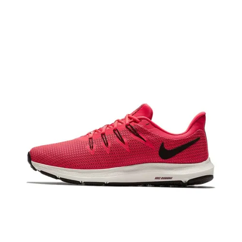 Nike Shock Absorbers Slip-Resistant Abrasion-Resistant Breathable Low-Top Беговые кроссовки Женские Red
