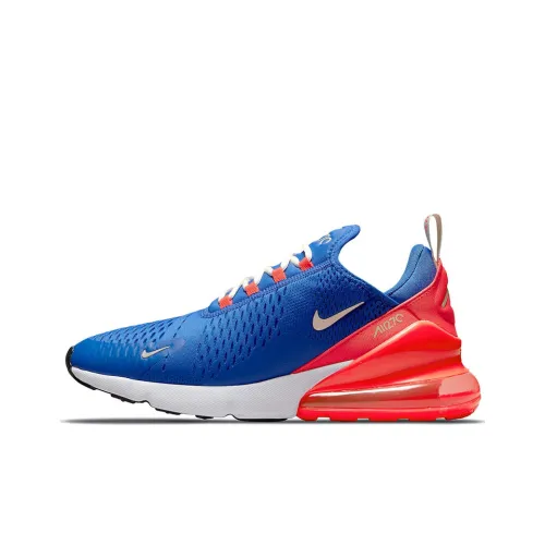 Nike Air Max 270 Low Беговые кроссовки Мужские Синие Красные