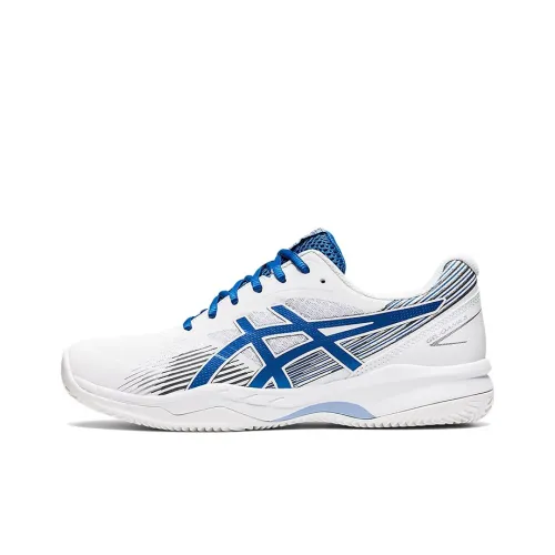 Asics Gel Game 8 Clay oc Low Топ Кроссовки для тенниса Мужские Белый Синий