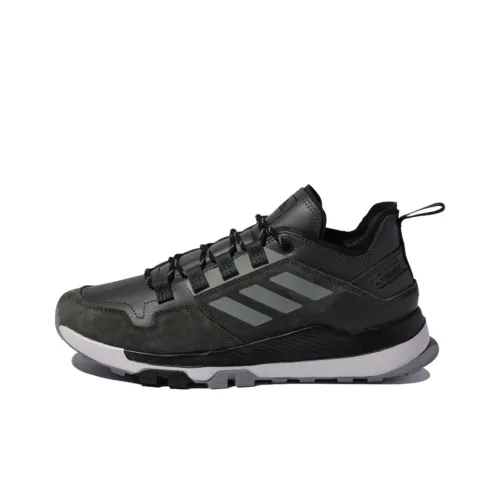 adidas Terrex Hikster LEA Low Топ Уличная обувь Мужская Черный Зеленый