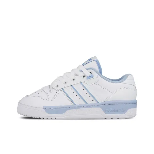 Adidas Originals Rivalry Low Slip Resistant Abrasion Resistant Low Топ Скейтборд Кроссовки Женские Белые Синие