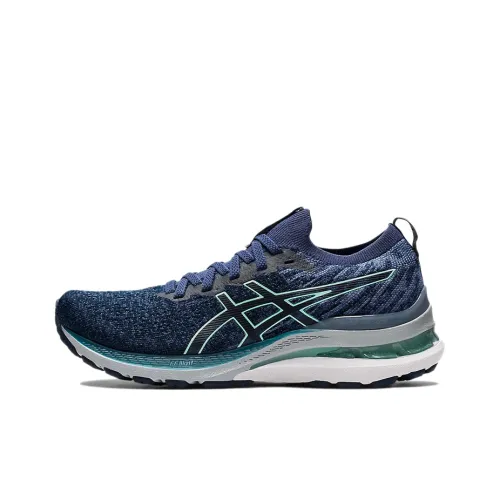 Asics Gel Kayano 28 MID Топ Беговые кроссовки Женские Темно-синий