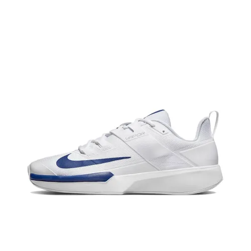 Nike Court Vapor Lite Low Топ Теннисные Кроссовки Мужские Белые Синие