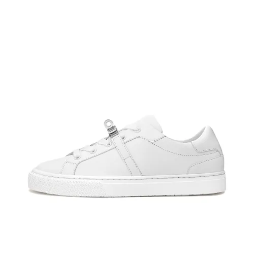 HERMES Day Low Топ Стильные Скейтбординги Женские Белые