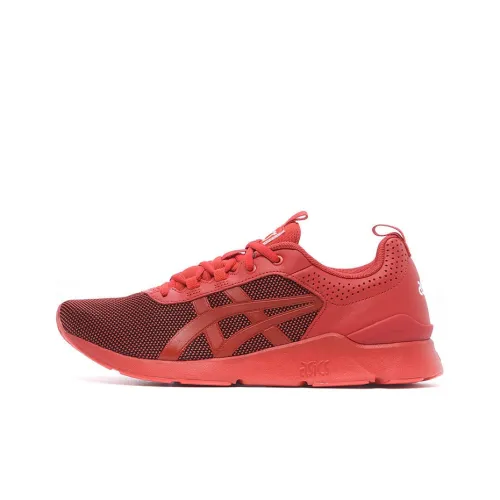 Asics Gel Lyte Runner Аbrasion Resistant Низкий Топ Беговые кроссовки Унисекс Красный