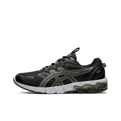 Asics Gel Quantum 90 Low Топ Беговые кроссовки Мужские Черный Оливковый Зеленый