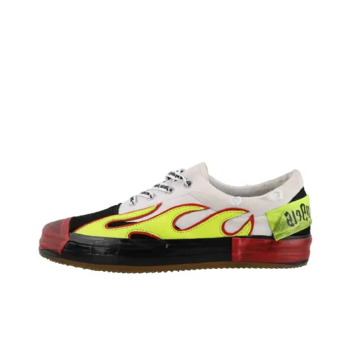 PALM ANGELS Низкий топ стильный для скейтбординга мужской белый и красный