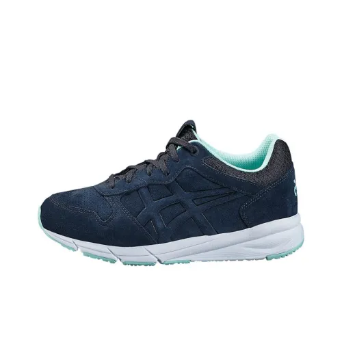 Asics Shaw Runner Low Топ Беговые кроссовки Унисекс Темно-синий