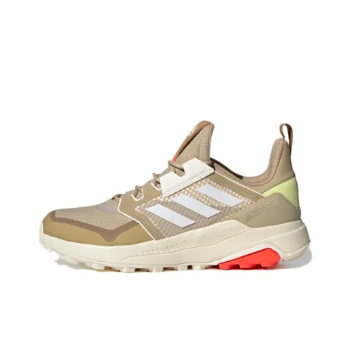 adidas Terrex Trailmaker PRIMEGREEN Slip-resistant Low Top Streetwear Men's Beige Brown