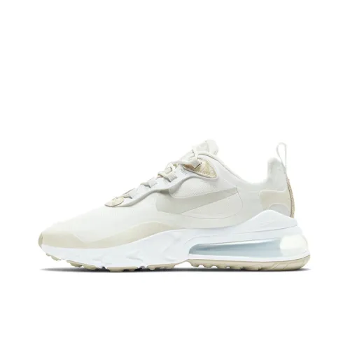 Nike Air Max 270 Low Топ Air Cushion Повседневные Беговые Кроссовки Женские Экрю