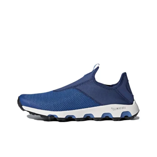 adidas Terrex CC Voyager Slip On Дышащий Низкий Топ Повседневная Обувь Мужская Синяя