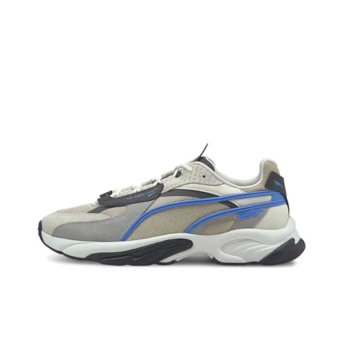 PUMA RS Connect Амортизаторы Shock противоскользящие устойчивые к истиранию низкий топ тренировочные беговые кроссовки унисекс серый белый