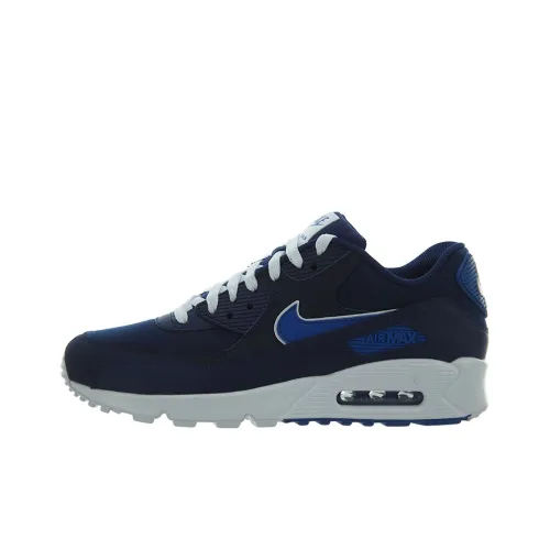 Nike Air Max 90 Low Топ Беговые кроссовки Мужской Морской синий