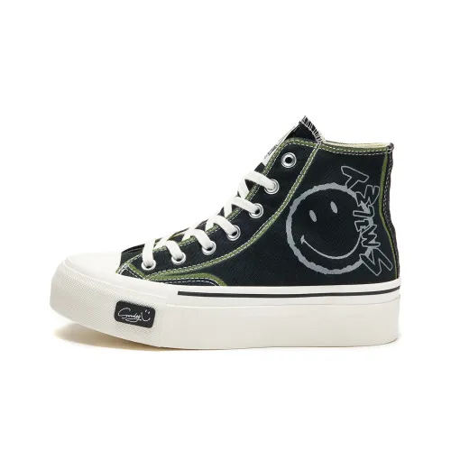 Скайтборд Кроссовки High Top Unisex SMILEY