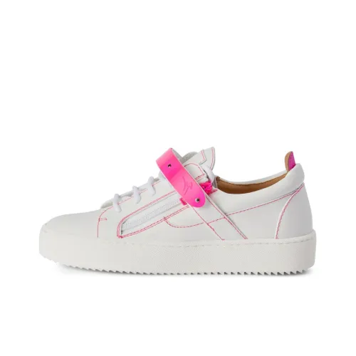 Giuseppe Zanotti GZ Coby Gail Низкие Кроссовки для скейтбординга Женские Белые