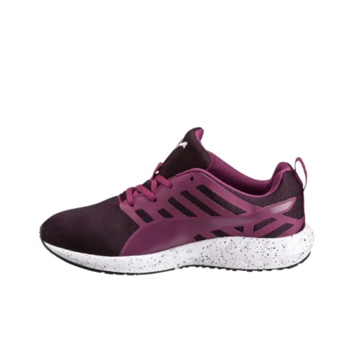 PUMA FLARE Красный Blast TRAINERS Дышащий Низкий Топ Беговые кроссовки Женские Фиолетовый