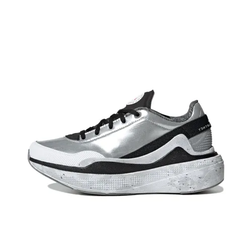 Stella McCartney x Adidas Earthlight Mesh Slip-resistant Abrasion-resistant Low-top Беговые кроссовки Женские Silver
