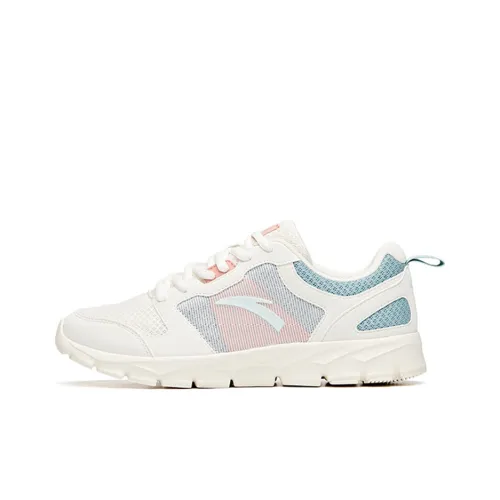 ANTA Противоскользящий Устойчивый к износу Легкий Низкий Топ Повседневные Беговые кроссовки Женские Белые Циановые