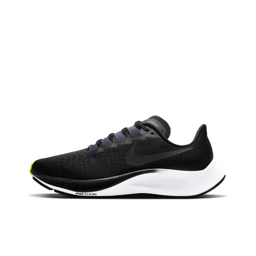 Nike Pegasus 37 Амортизаторы Slip-resistant Abrasion-resistant Низкий топ Беговые кроссовки Женские Черный