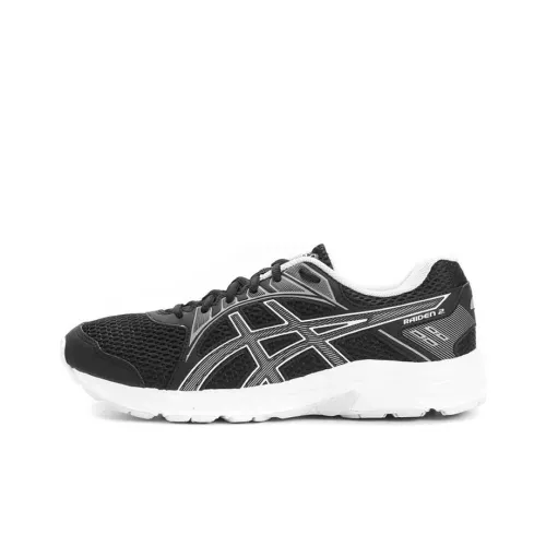 Asics Raiden 2 Устойчивые к истиранию Низкие Беговые кроссовки Женские Черные