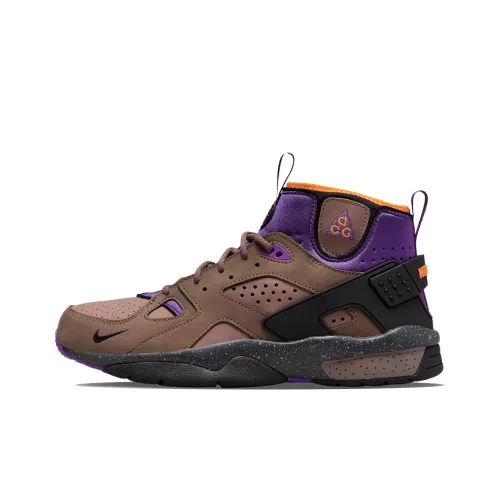 Nike ACG Trails End Коричневый Высокий Топ Альпинистская Обувь Унисекс Коричнево-фиолетовый