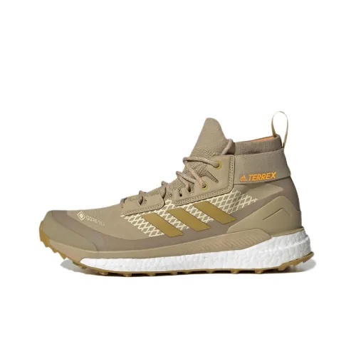 adidas Terrex FREE HIKER Gore tex Поход Устойчивый к истиранию Противоскользящий Высокий Топ Альпинистская Обувь Мужская Хаки