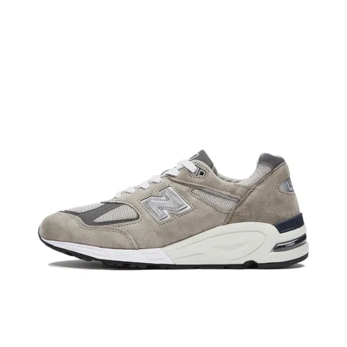 New Balance NB 990 V2 Устойчивый к истиранию Низкий Топ Повседневные Городские Кроссовки для Коммуникативных Беговых Унисекс Серый