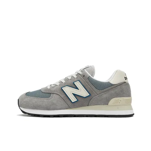 New Balance NB 574 Дышащий Низкий Топ Повседневные Городские Кроссовки для Коммутирования и Беговых Кроссовки Унисекс Бетонно-Серый