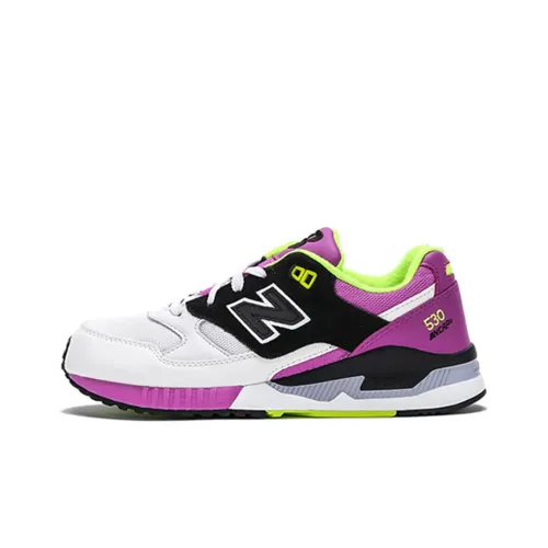 New Balance NB 530 Low Топ Марафон Беговые кроссовки Женские Черный Белый Фиолетовый