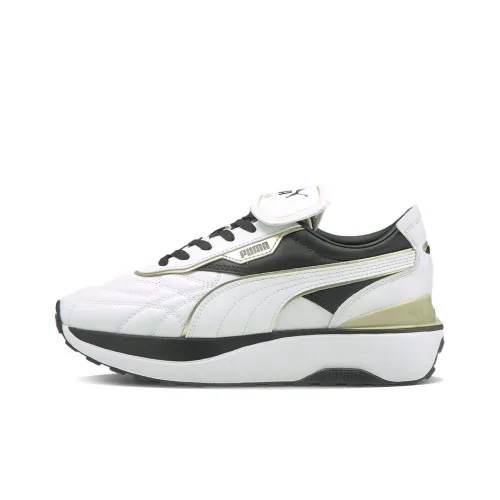 PUMA Cruise Rider Trainer B Game Low Топ Беговые кроссовки Женские Белый Зеленый