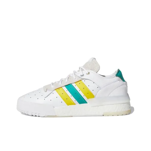 Adidas Originals Rivalry RM Low Противоскользящие амортизаторы Низкий Топ Скейтборд Кроссовки Унисекс Белый Зеленый