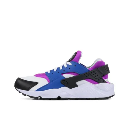 Nike Air Huarache Slip-resistant Abrasion-resistant Breathable Low-Top Running Shoes Men's Black White Blue Найк Эйр Хуараче Противоскользящий Устойчивый к истиранию Дышащие Низкие Беговые Кроссовки Мужские Черный Белый Синий