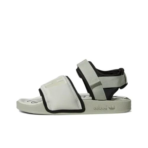 Pharrell Williams x Adidas Originals Adilette Sandals 2,0 Beach Sandals Unisex Light Pea Green Фаррелл Уильямс x Adidas Originals Adilette Сандалы 2,0 Пляжные Сандалии Унисекс Светлый Гороховый Зеленый