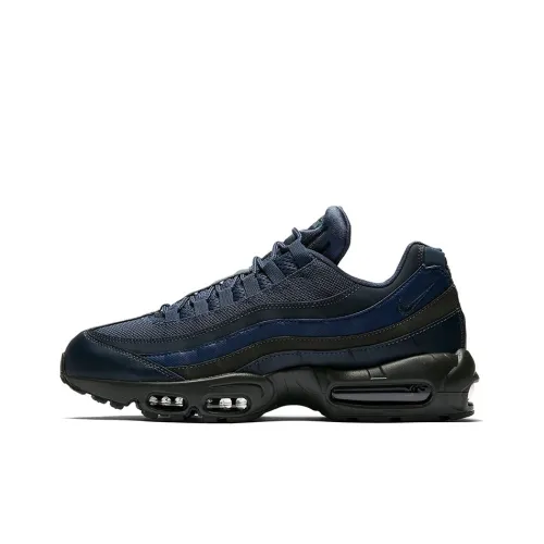 Nike Air Max 95 Low Беговые кроссовки Мужские Темно-синие
